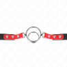 Kink - mordaza con multiples juntas toricas 4 / 4.8 cm rojo ajustable 38 x 56 cm - 4