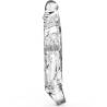 Get real - extension extralargo 22,5 cm transparente - 1