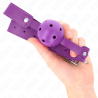 Kink - mordaza de bola 4.5 cm transpirable morado 65 x 2.5 cm - 4