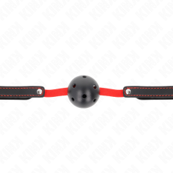 Kink - mordaza de bola 4.5 cm dura hueca con cinturan elastico 56 x 1.5 cm - 3