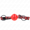 Kink - mordaza de bola 4.5 cm con patron de diamante modelo 1 64.5 cm ajustable 42- 60 cm - 1
