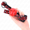 Kink - mordaza de bola 4.5 cm con patron de diamante modelo 1 64.5 cm ajustable 42- 60 cm - 4