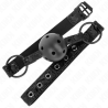 Kink - mordaza de bola 4.5 cm con patron de diamante modelo 3 64.5 cm ajustable 42- 60 cm - 2