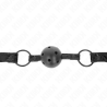 Kink - mordaza de bola 4.5 cm con patron de diamante modelo 3 64.5 cm ajustable 42- 60 cm - 3