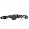 Kink - mordaza de bola 4 cm tpe negro 60 x 2 cm - 1