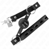 Kink - mordaza de bola 4 cm tpe negro 60 x 2 cm - 2
