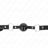 Kink - mordaza de bola 4 cm tpe negro 60 x 2 cm - 3