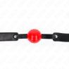Kink - mordaza de bola 4 cm suave de tpe modelo 1 66 x 2.5 cm ajustable 41-61 cm - 4