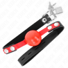 Kink - mordaza de bola 4 cm suave de tpe modelo 4 60 x 2 cm ajustable 37-52 cm - 2