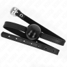 Kink - mordaza de bola 4 cm sãlida simple negro 65 x 1.5 cm - 2
