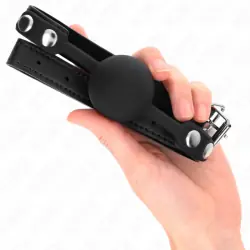 Kink - mordaza de bola 4 cm de silicona modelo 1 60 x 2 cm Kink - mordaza de bola 4 cm de silicona modelo 1 60 x 2 cm