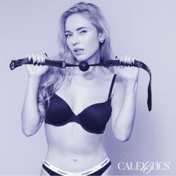 Calexotics - nocturnal mordaza de bola silicona negro