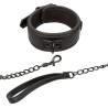 Calexotics - nocturnal collar y correa cuero ajustable negro - 1