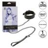 Calexotics - nocturnal collar y correa cuero ajustable negro - 2