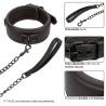Calexotics - nocturnal collar y correa cuero ajustable negro - 4