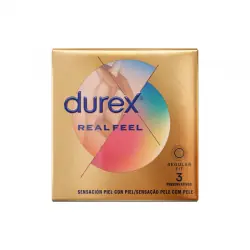 Durex real feel preservativos 3 uds