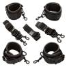 Calexotics - nocturnal restricciones de cama cuero ajustable negro - 1