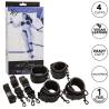 Calexotics - nocturnal restricciones de cama cuero ajustable negro - 2