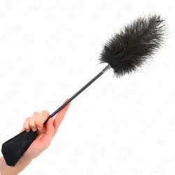 Kink - plumas de avestruz para cosquillas con paleta de encaje 56 cm Kink - plumas de avestruz para cosquillas con paleta de encaje 56 cm