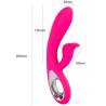 Armony - daro vibrador & estimulador pull ring fucsia - 3