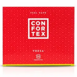 Confortex preservativos fresa caja 144 uds Confortex preservativos fresa caja 144 uds