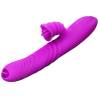 Vista posterior del vibrador Armony Angelia con lengua lateral