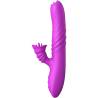 Perfil del vibrador Armony Angelia violeta con relieves ondulados