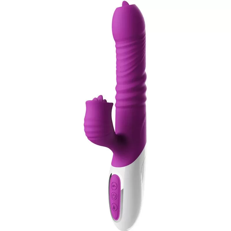 Armony - vibrador & thrusting doble lengua efecto calor violeta Armony - vibrador & thrusting doble lengua efecto calor violeta