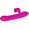 Armony Fanny tumbado, con su brazo de lengua