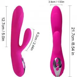 Armony - vibrador & estimulador flexible efecto calor fucsia Armony - vibrador & estimulador flexible efecto calor fucsia