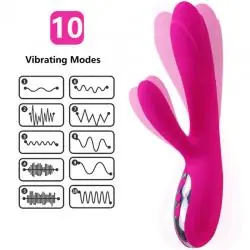 Armony - vibrador & estimulador flexible efecto calor fucsia Armony - vibrador & estimulador flexible efecto calor fucsia