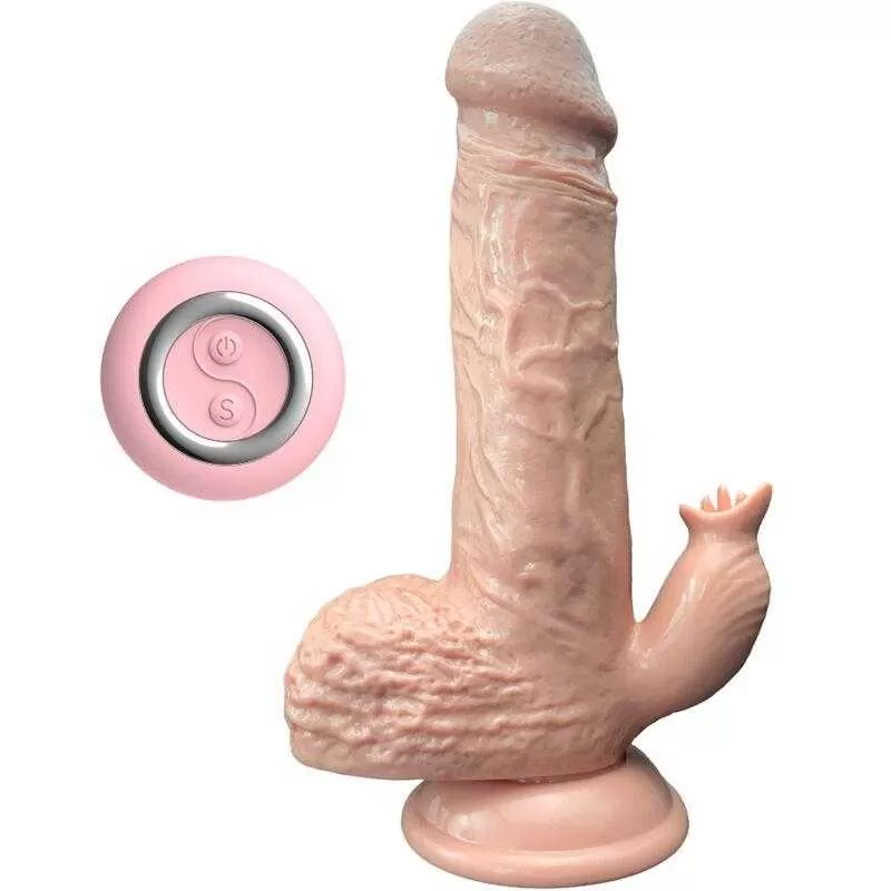 Armony - dildo realistico vibrador & thrusting con lengua estimulador 19 cm Armony - dildo realistico vibrador & thrusting con lengua estimulador 19 cm