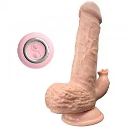 Armony - dildo realistico vibrador & thrusting con lengua estimulador 19 cm Armony - dildo realistico vibrador & thrusting con lengua estimulador 19 cm