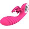 Armony - vicky vibrador rabbit con lengua pull ring fucsia - 1