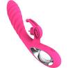 Armony - vicky vibrador rabbit con lengua pull ring fucsia - 2