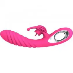 Armony - vicky vibrador rabbit con lengua pull ring fucsia