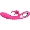 Armony - vicky vibrador rabbit con lengua pull ring fucsia - 3