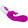 Vibrador rabbit Armony Happy violeta en horizontal, otra vista