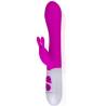 Vibrador rabbit Armony Happy violeta de frente