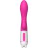 Vibrador rabbit Armony Happy fucsia de lado