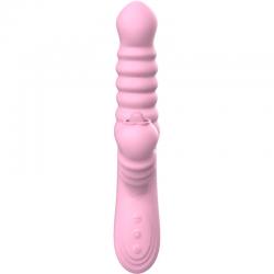 Armony - vibrador multifuncion con lengua estimuladora efecto calor rosa