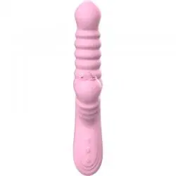 Armony - vibrador multifuncion con lengua estimuladora efecto calor rosa