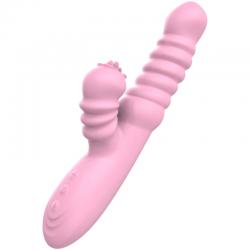Armony - vibrador multifuncion con lengua estimuladora efecto calor rosa