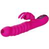 Armony - vibrador multifuncion rabbit doble lengua efecto calor fucsia - 1