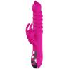 Armony - vibrador multifuncion rabbit doble lengua efecto calor fucsia - 2