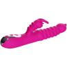 Armony - vibrador multifuncion rabbit doble lengua efecto calor fucsia - 3
