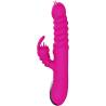 Armony - vibrador multifuncion rabbit doble lengua efecto calor fucsia - 4