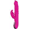 Armony - vibrador multifuncion rabbit doble lengua efecto calor fucsia - 5