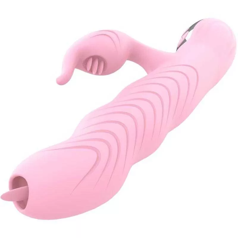 Armony - marcia vibrador & thrusting doble lengua efecto calor rosa