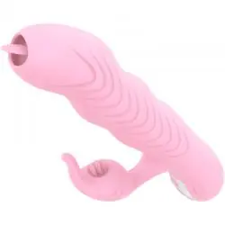 Armony - marcia vibrador & thrusting doble lengua efecto calor rosa